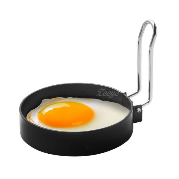Egg Ring Iron Spray Non-Stick Round Omelette Model Omelette Mold, Specification: 2 PCS - Image 2
