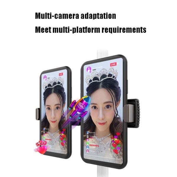 Live Broadcast Mobile Phone Tablet Expansion Clip for 4.7-15.6 inches Phones / Tablets, Style: Double-position - Image 8