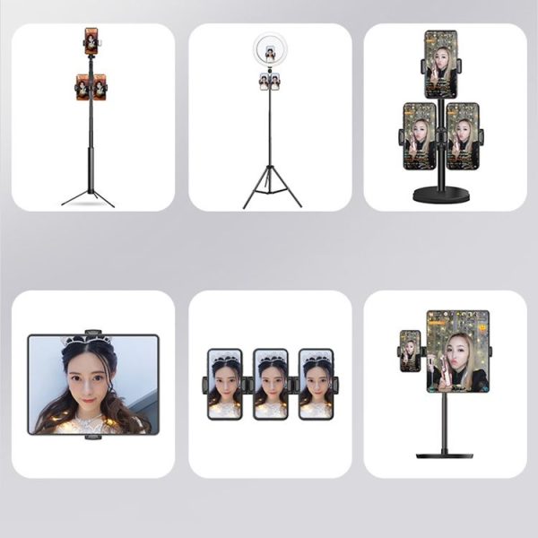 Live Broadcast Mobile Phone Tablet Expansion Clip for 4.7-15.6 inches Phones / Tablets, Style: Double-position - Image 9