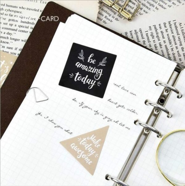 2 PCS Cute Blessings Pattern Memo Pad journal Sticky Notes Stationery Stickers School Supplies - Image 2