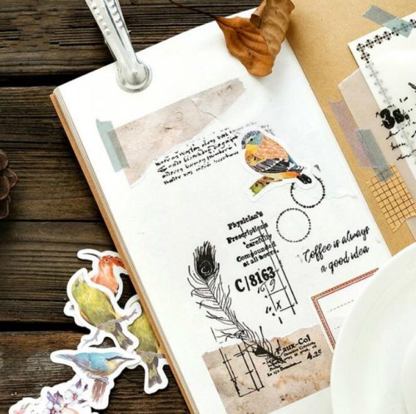 2 PCS Robin Sticker Sticker Handbook Album Item Decoration Sealing Sticker - Image 5