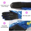Unisex Skiing Riding Winter Outdoor Sports Touch Screen Thickened Splashproof Windproof Warm Gloves, Size: XS (Blue) - Image 7