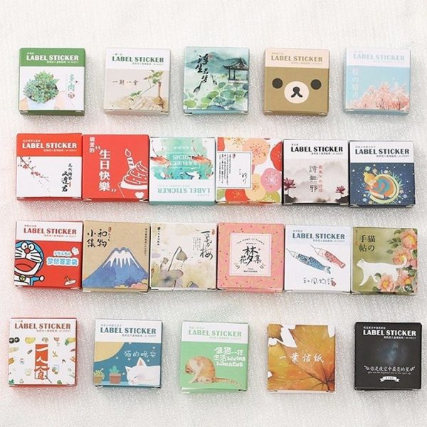 3 Sets Cartoon Series Sticker Album Scrap Stamp Sticker Stationery School Supplies (Flower dream set) - Image 2