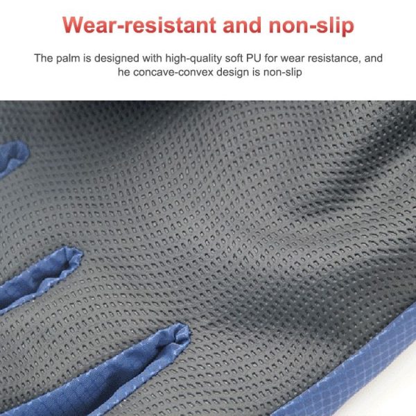 Touch Screen Skiing Gloves Thickened Anti-Skid Waterproof Velvet Gloves Windproof Warm Motorcycle Riding Gloves, Size: L (Narcissus) - Image 6