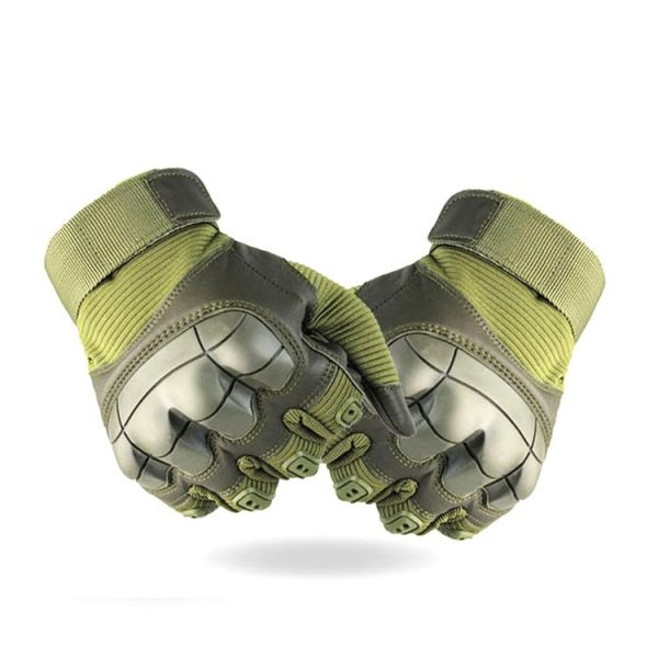 A16 Outdoor Cycling Sports Fitness Mountaineering Motorcycle Gloves, Size: M (Army Green) - Image 2