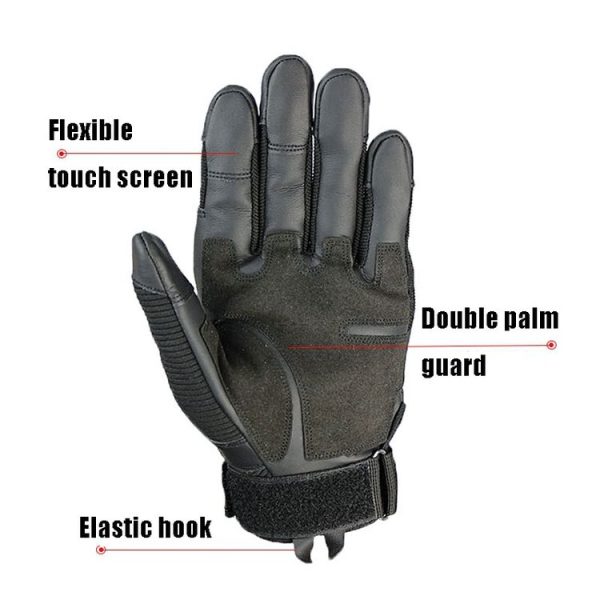A16 Outdoor Cycling Sports Fitness Mountaineering Motorcycle Gloves, Size: XL (Black) - Image 5