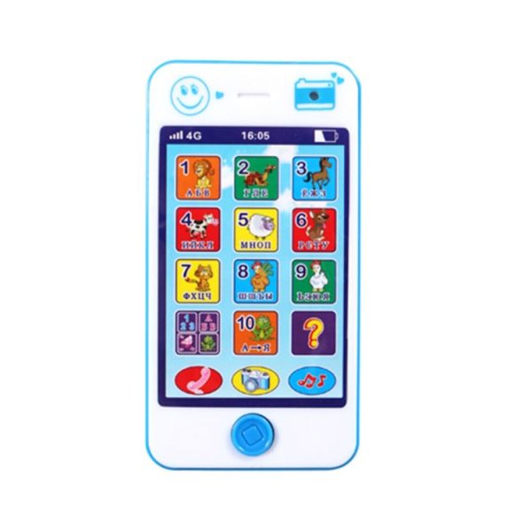 Toys Children Educational Simulation Music Mobile Phone Toy Gift (Blue)