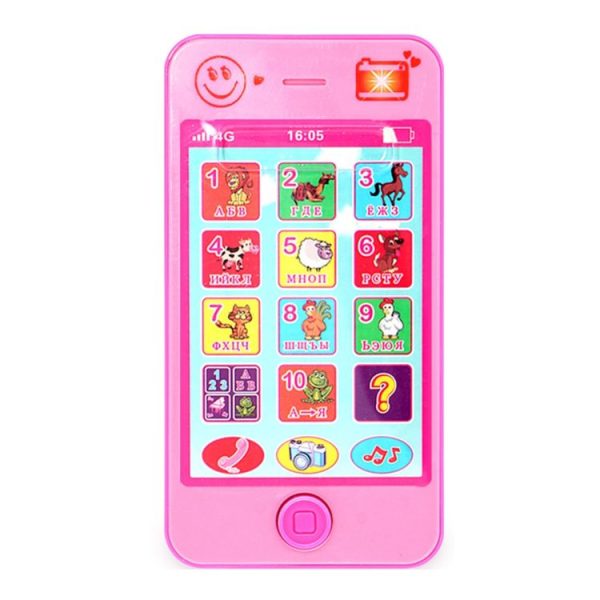 Toys Children Educational Simulation Music Mobile Phone Toy Gift (Blue) - Image 8