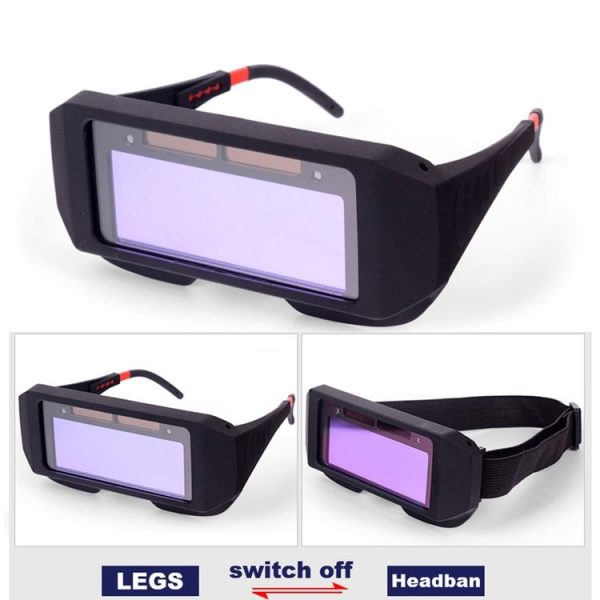 Automatic Dimming Anti-Ultraviolet Anti-Strong Photoelectric Welding Glasses (White) - Image 8