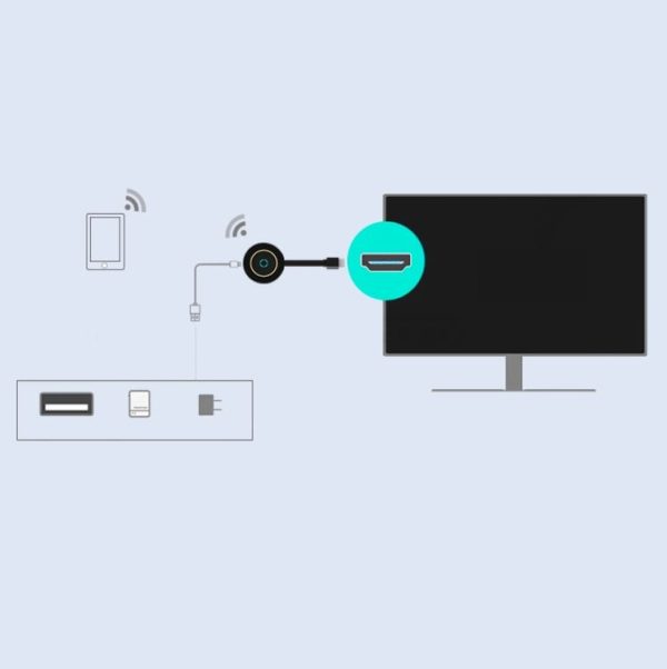 G10 2.4GHz MiraScreen Wireless WiFi Display Dongle Receiver HDTV Stick for Chromecast - Image 6
