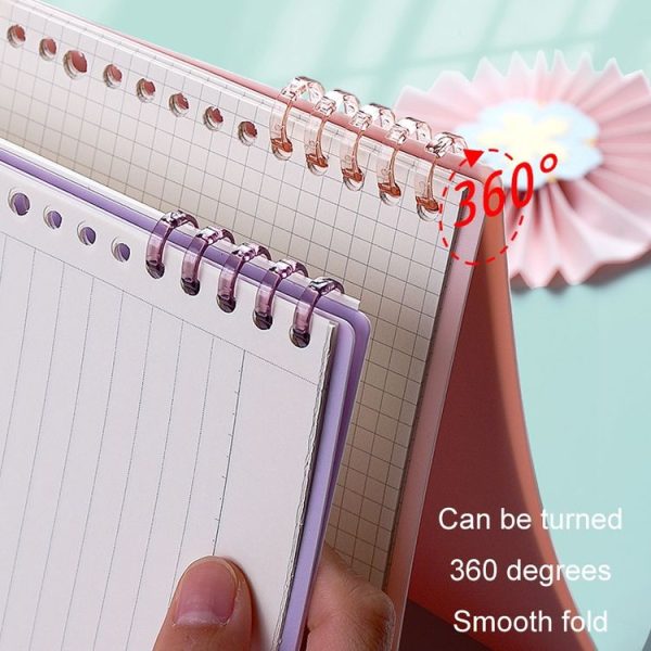 KW-TRIO5 10pcs Grommet Binder Segmented Plastic Binding Rings, Size: 10mm (Transparent White) - Image 5