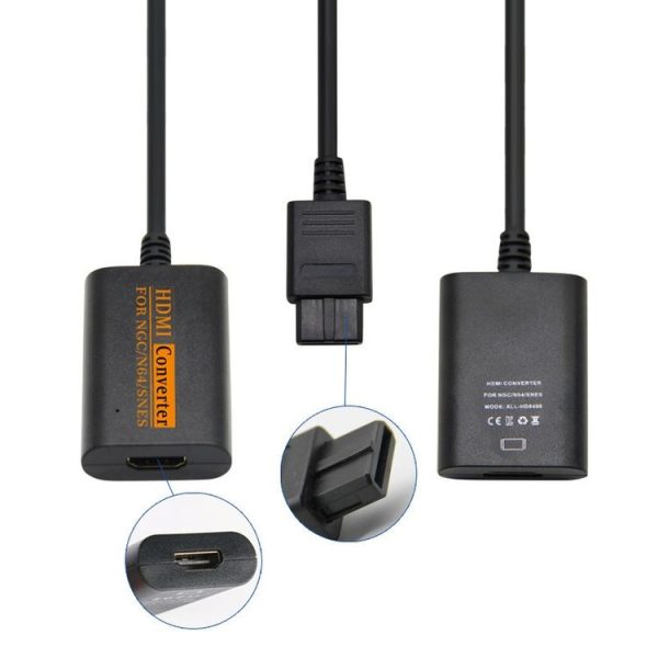 720P Retro Game Console Video Converter HDMI Converter for NGC / N64 / SNES / SFC - Image 3