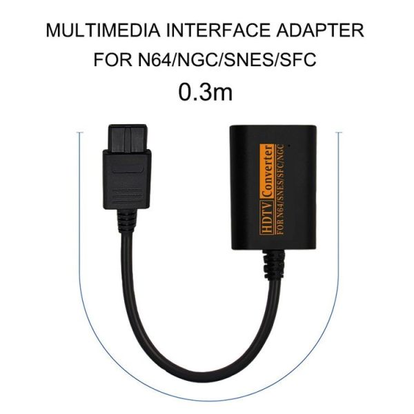 720P Retro Game Console Video Converter HDMI Converter for NGC / N64 / SNES / SFC - Image 4