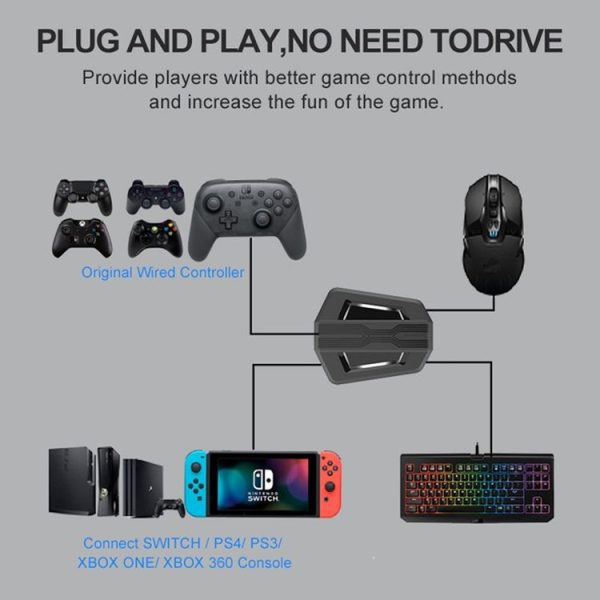 Keyboard And Mouse Converter For PS4 / Switch / PS4 Pro / XBOX ONE (Support Audio Models) - Image 11