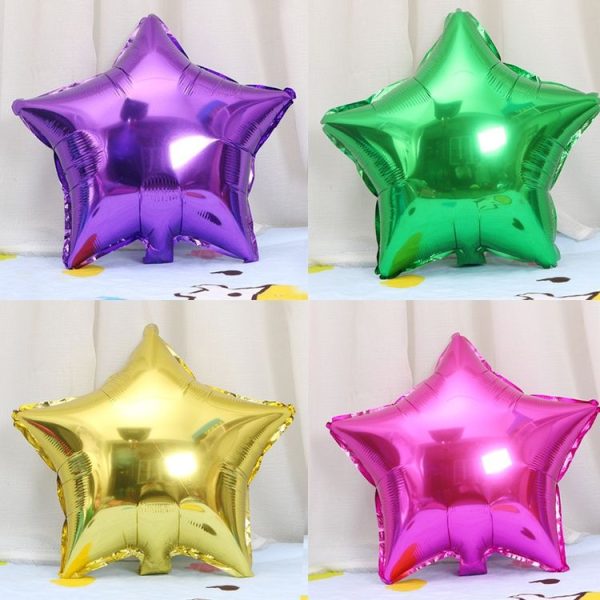 26 PCS 18 Inch Star-Shaped Aluminum Foil Balloon Holiday Domestic Aluminum Foil Balloon Decoration, Random Color Delivery - Image 4