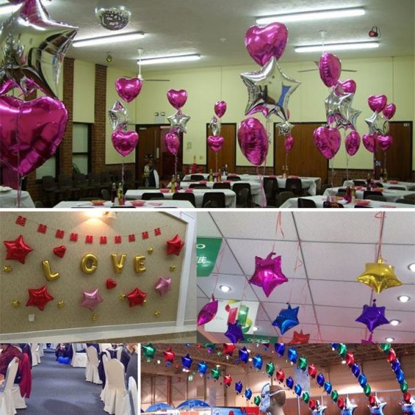 26 PCS 18 Inch Star-Shaped Aluminum Foil Balloon Holiday Domestic Aluminum Foil Balloon Decoration, Random Color Delivery - Image 7
