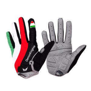 DemonKnights Cycling Gloves Full Finger Bicycle Gloves Outdoor Sports Equipment, Size: M (Azzurri)