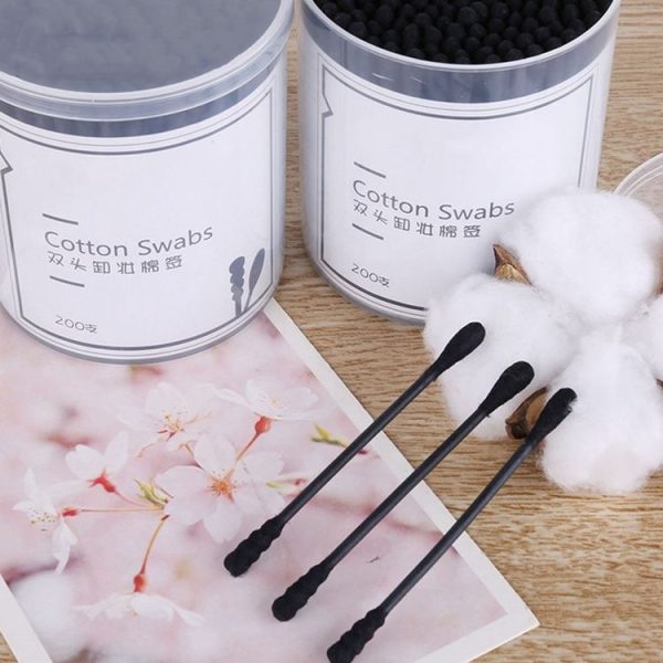Disposable Spiral Makeup Cotton Swab Portable Cleaning Makeup Tool - Image 3