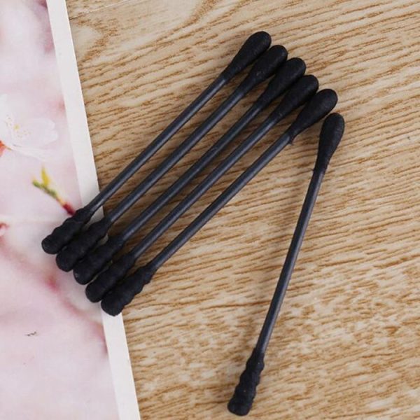 Disposable Spiral Makeup Cotton Swab Portable Cleaning Makeup Tool - Image 4
