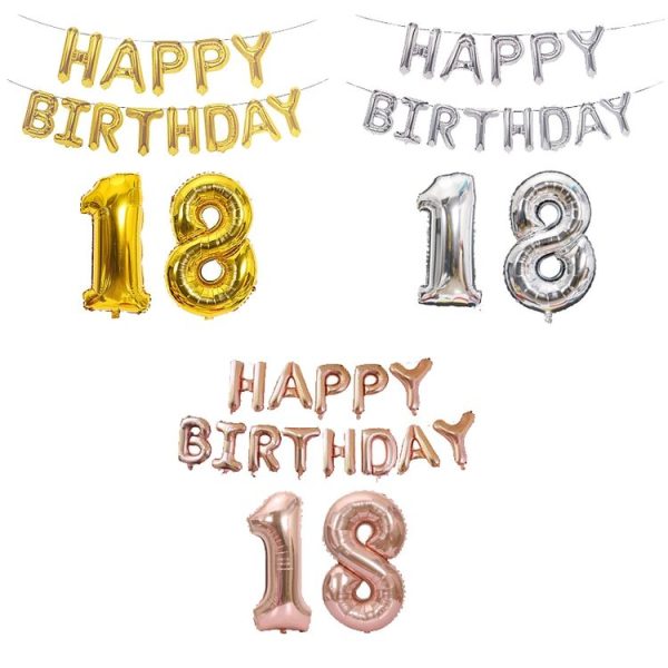Birthday Decoration Aluminum Foil Balloon 40 Inch Big Number Aluminum Foil Balloon Decoration Set, Style: 30 (Silver) - Image 2
