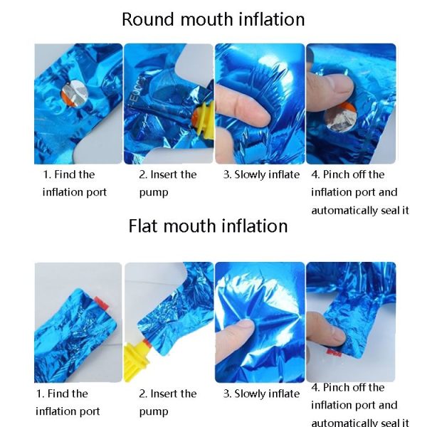 Astronaut Theme Birthday Balloon Decoration Set Starry Sky Rocket Aluminum Film Balloon Children Party Decoration, Style: Set 3 - Image 7