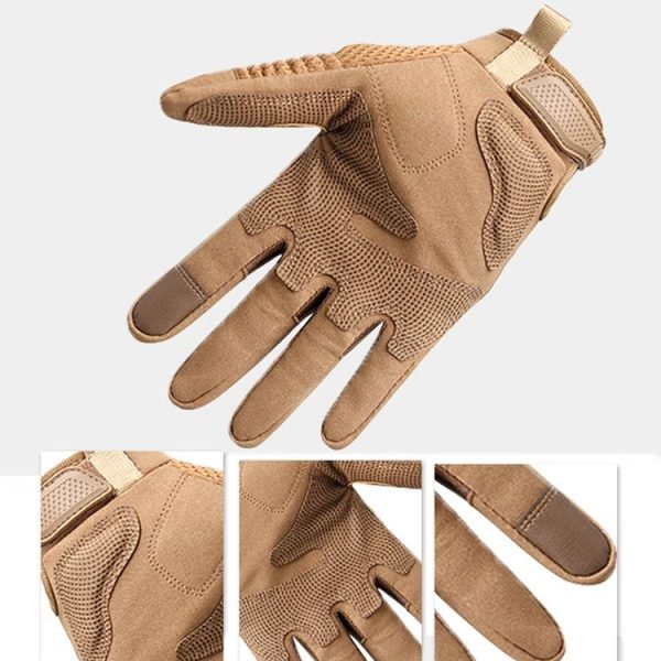 B28 Outdoor Rding Motorcycle Protective Anti-Slip Wear-Resistant Mountaineering Sports Gloves, Size: XL (Black) - Image 6