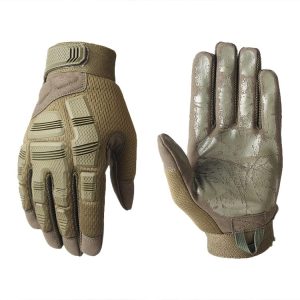 B33 Outdoor Mountaineering Riding Anti-Skid Protective Motorcycle Gloves, Size: M (Army Green)
