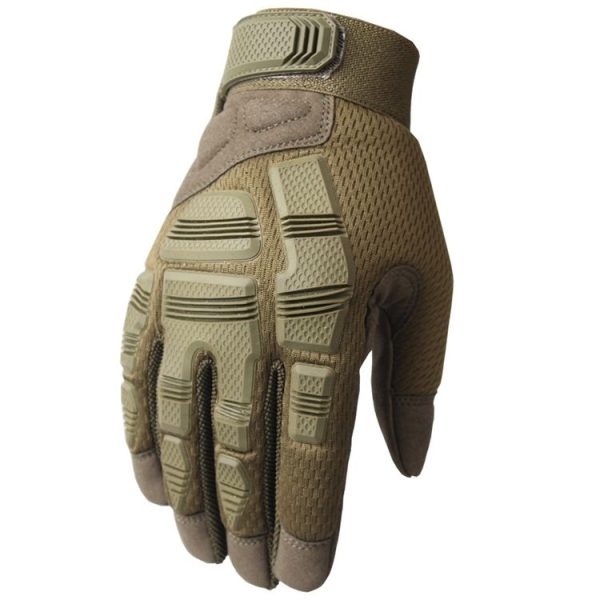 B33 Outdoor Mountaineering Riding Anti-Skid Protective Motorcycle Gloves, Size: M (Army Green) - Image 2