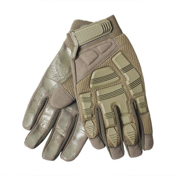 B33 Outdoor Mountaineering Riding Anti-Skid Protective Motorcycle Gloves, Size: M (Army Green) - Image 3