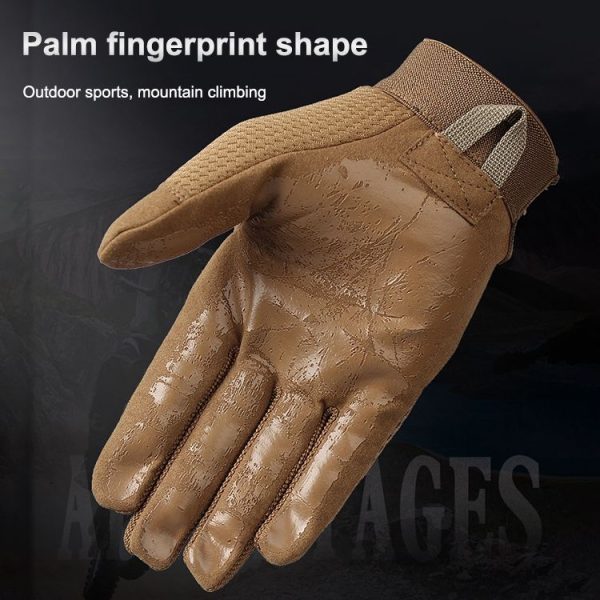 B33 Outdoor Mountaineering Riding Anti-Skid Protective Motorcycle Gloves, Size: M (Army Green) - Image 6