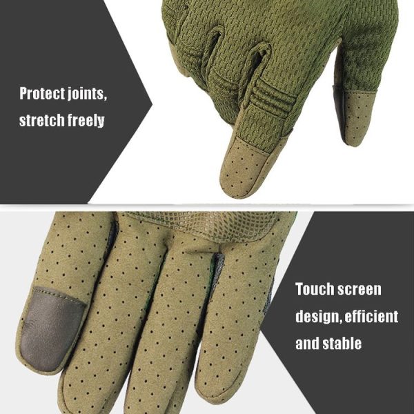 A30 Outdoor Cycling Motorcycle Non-Slip Breathable Mountaineering Climbing Sports Gloves, Size: L (Black) - Image 7