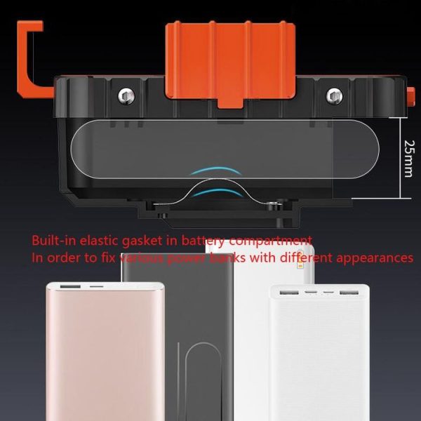 Motorcycle Bracket Electric Bicycle Riding Mobile Phone Bracket Takeaway Rider Navigation Shockproof Bracket, Style: Handlebar Installation (Green) - Image 7