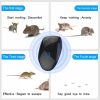 DC-9015 Household Energy-saving Multi-function Variable Frequency Ultrasonic Electronic Mouse and Mosquito Repellent, Style: EU Plug (White) - Image 3