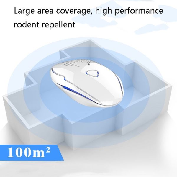 DC-9015 Household Energy-saving Multi-function Variable Frequency Ultrasonic Electronic Mouse and Mosquito Repellent, Style: EU Plug (White) - Image 5