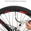 CYCLINGBOX Bicycle Aluminum Alloy Pump Portable Basketball Mountain Bike Pump Riding Equipment (Black) - Image 3