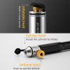 CYCLINGBOX Bicycle Aluminum Alloy Pump Portable Basketball Mountain Bike Pump Riding Equipment (Black) - Image 4