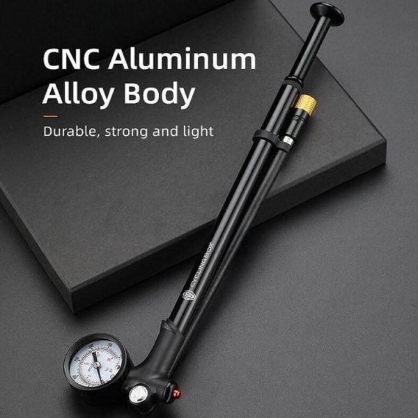 CYCLINGBOX Electric Bicycle Mountain Bike Pump With Handle Extension Hose Portable Basketball Charging Bicycle Riding Supplies Accessories (Black) - Image 10