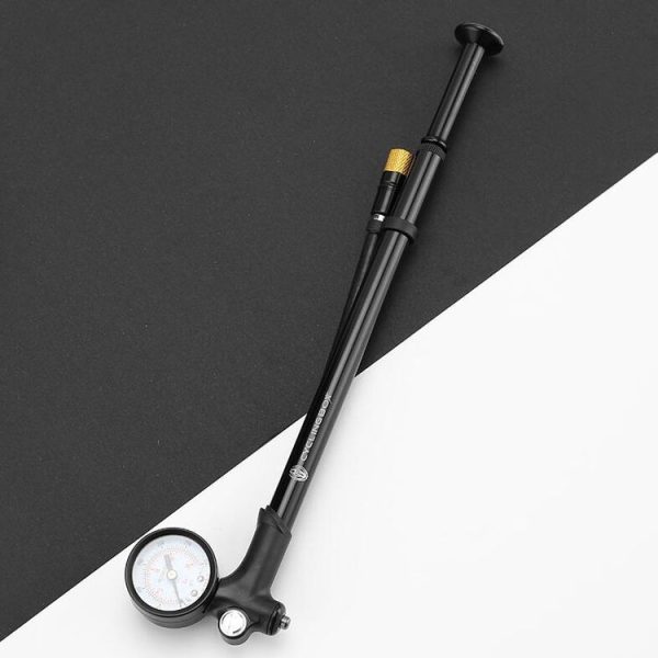 CYCLINGBOX Electric Bicycle Mountain Bike Pump With Handle Extension Hose Portable Basketball Charging Bicycle Riding Supplies Accessories (Black) - Image 11
