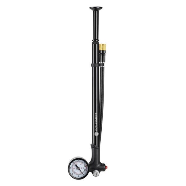 CYCLINGBOX Electric Bicycle Mountain Bike Pump With Handle Extension Hose Portable Basketball Charging Bicycle Riding Supplies Accessories (Black) - Image 2