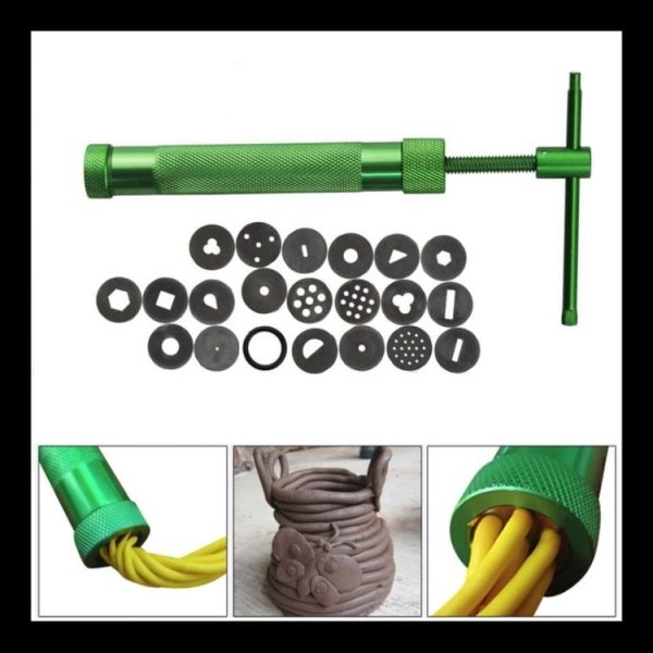 Rotary Clay Mud Gun DIY Fondant Clay Pottery Tool - Image 2