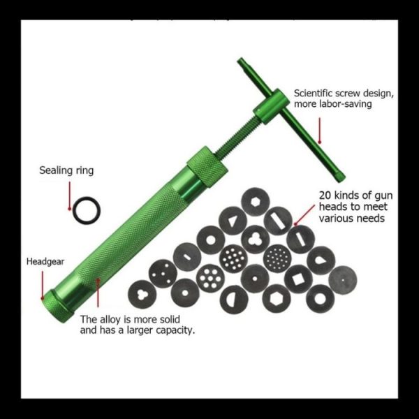 Rotary Clay Mud Gun DIY Fondant Clay Pottery Tool - Image 4