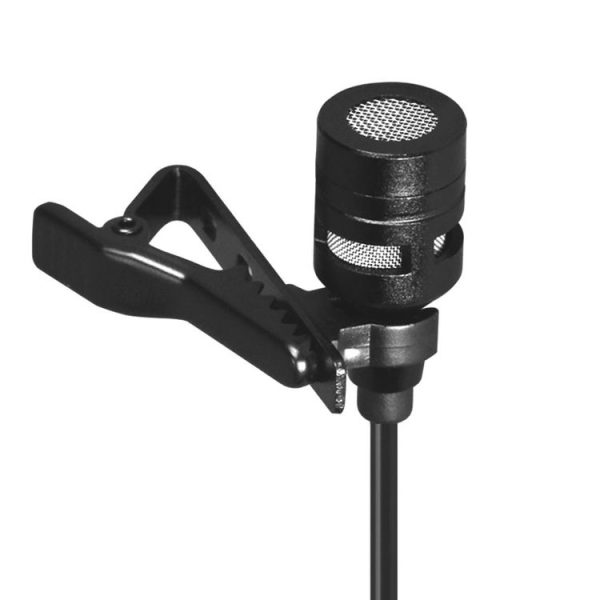 Wired Lavalier Microphone Condenser Double Head Microphone Two People Live Mobile Phone K Song Microphone, Specification: 515PU Bag (Black) - Image 3