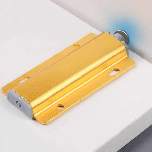 3 PCS Aluminum Alloy Bouncer Free Handle Push-Pull Cabinet Wardrobe Door Drawer Bouncer, Color: Silver - Image 7