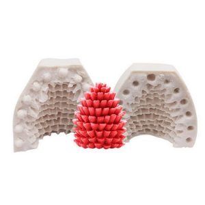 SX-SD-47 Christmas Cake Decoration Silicone Mold DIY Aroma Candle Baking Mold