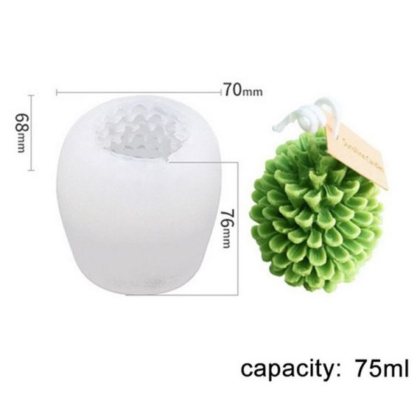 SX-SD-48 Christmas Cake Decoration Silicone Mold DIY Aroma Candle Baking Mold - Image 2
