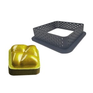 5 PCS Mousse Cake Ring Cheese Tower Ring Mousse Ring Baking Tool (Square)