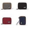 Double Layer Digital Storage Bag Data Cable Finishing Bag Elastic Waterproof Portable Electronic Storage Bag, Size: 24x16x3.5cm (Black) - Image 3