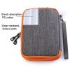 Double Layer Digital Storage Bag Data Cable Finishing Bag Elastic Waterproof Portable Electronic Storage Bag, Size: 24x16x3.5cm (Black) - Image 4