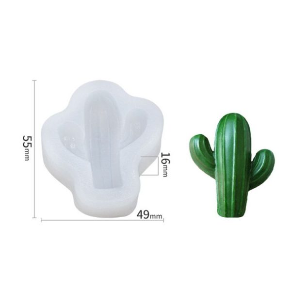 SX-ZW-140 Fleshy Three-Dimensional Candle Silicone Mold DIY Handmade Soap Aromatherapy Epoxy Mold - Image 2