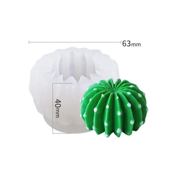 SX-ZW-187 Fleshy Three-Dimensional Candle Silicone Mold DIY Handmade Soap Aromatherapy Epoxy Mold - Image 2
